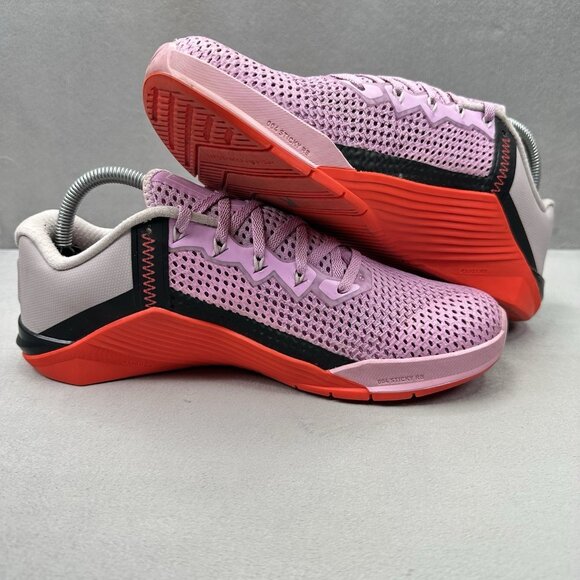 Womens Size 10 Nike Metcon 6 Shoes Beyond Pink Crimson Gym Training Sneakers - Picture 5 of 8